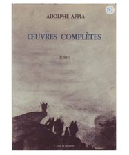 Adolphe Appia. Oeuvres