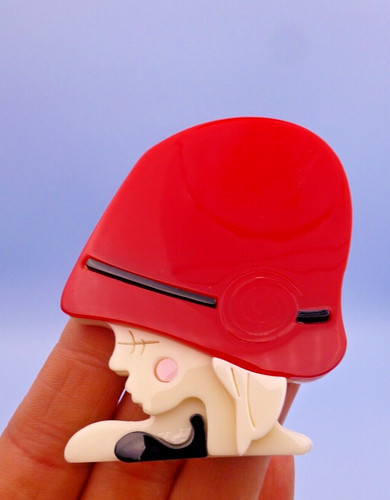Cappello cloche rosso freddo - cappello,