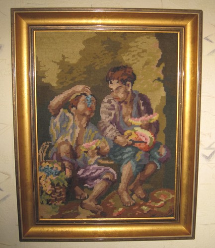 Quadro arazzo mangiatore di - "mangiatore,