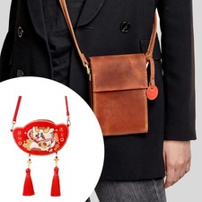 Borsa a tracolla ricamata