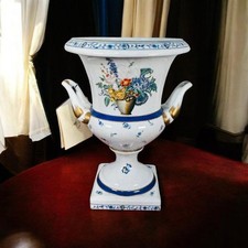 Vaso a cratere in porcellana
