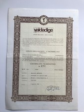 certificato azionario