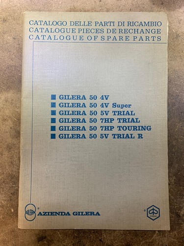 Gilera manuale catalogo parti - gilera, manuale/catalogo