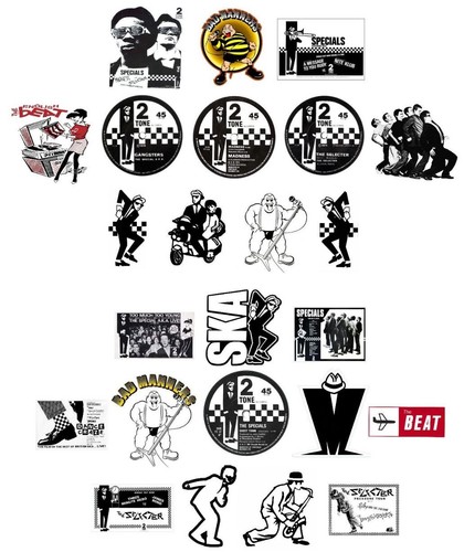 X24 ska vinyl stickers - x24,