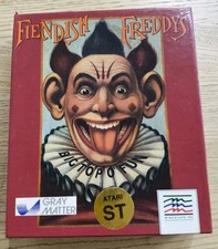 Atari ST Game - Fiendish Freddy’s - COMPLETE W/ MANUAL  - BIG BOX (1989)