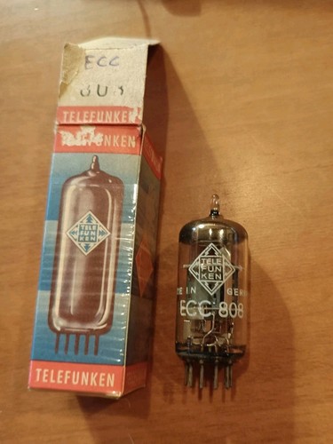 Valvola ecc808 telefunken new - ecc808,