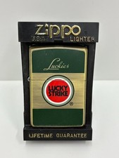 Accendino ZIPPO Lucky Strike Gold usato