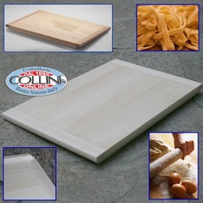 Made in Italy - Asse per la pasta in betulla multistrato 75x50x0,9 cm. con cu...