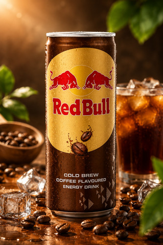 Red bull cold - red,