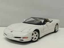 Chevrolet Corvette C5 Convertible 1997 White Bianco - Burago 1:18 Usato No Box