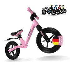 Bici da corsa per bambini 12 pollici da 2 anni robusta e leggera rosa