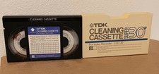 TDK LCL-30 Beta Super 30 Cassetta di pulizia per videoregistratore