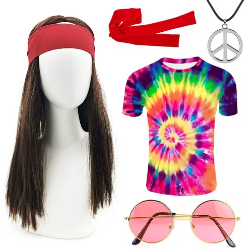 Costume hippie uomo donna anni - donna,
