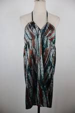 LIU JO VESTITO CORTO DONNA TG. XS WOMAN CASUAL VINTAGE DRESS ABITO BRETELLE TOP