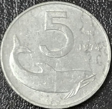 ITALIA MONETA REPUBBLICA 5