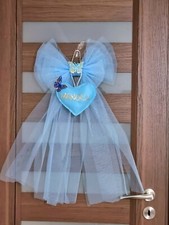 fiocco nascita coccarda ricamo