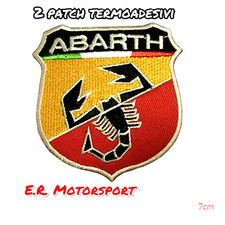 2 Patch ricamati termoadesivi