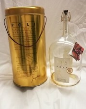 Grappa Oro di Poli Bottiglia 3 litri Vuota con confezione di latta collezionismo
