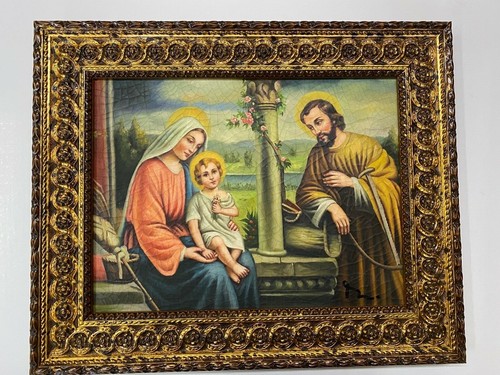 Quadro olio tela craquelé - olio,