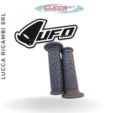 VASC06000 Coppia Manopole Scooter Senza Foro " UFO " GRIGIO