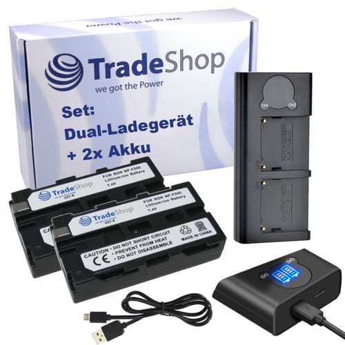 Set doppio caricabatterie lcd - set:,
