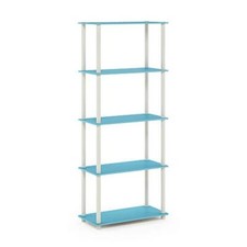 Furinno Libreria Light Blue/White Tubi tondi