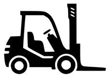 Adesivo forchetta sticker auto