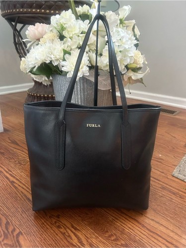 Borsa furla pelle nera - furla,