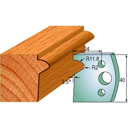 Cmt coppia coltelli - coppia, fresa