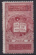 REGNO D'ITALIA 1921 DANTE
