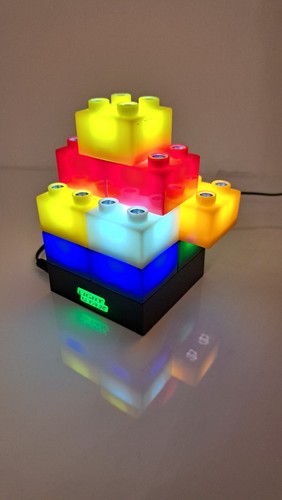 Light stax abajour - stax, illuminato