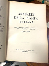 1960 ANNUARIO DELLA STAMPA