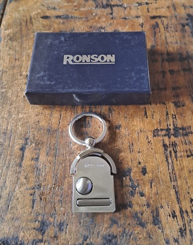 Ronson keychain key - ronson,