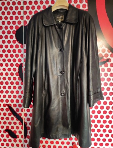 Cappotto donna vera pelle nero - cappotto,