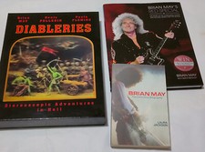 BRIAN MAY (QUEEN) 3 books Diableries 3D red special biography AS NEW!