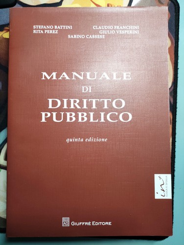 Manuale diritto pubblico - diritto,