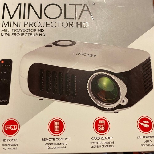 Minolta mini projector - projector, hd