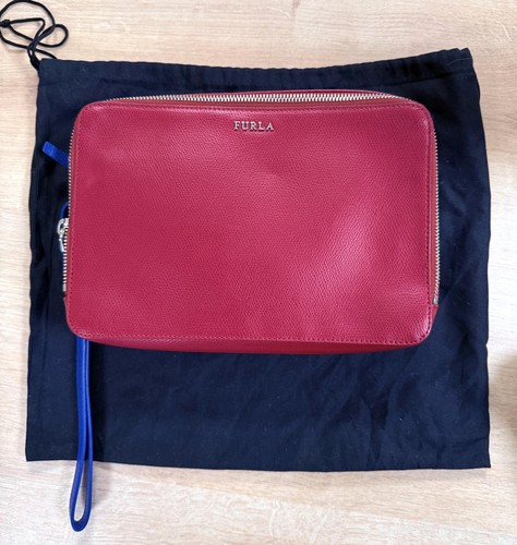 Pochette furla cuir rouge - pochette,