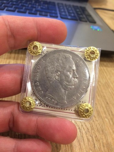 Lire 1879 umberto i - 5,