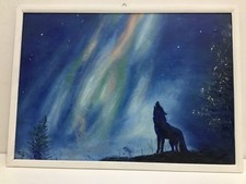 Quadro A Olio AURORA BOREALE