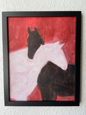 Quadro moderno di cavalli