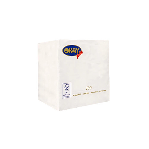 Tovaglioli bianchi 25x25cm - tovaglioli,