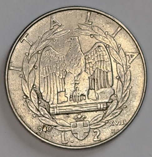 Regno italia lire 1940 - d'italia, 2