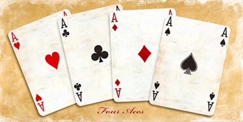 Quadro carte francesi poker - francesi,