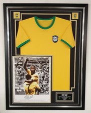 Pele Autografato Foto Con