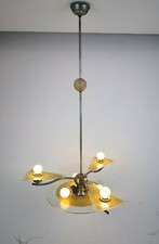Raro Lampadario Decò