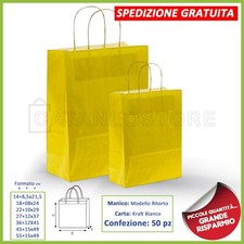  BORSE SHOPPER DI CARTA MANICO