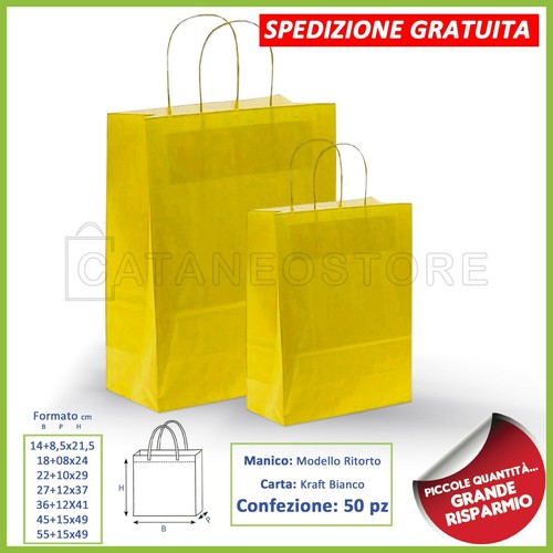 Borse shopper carta manico - ,