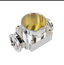 Valvola a Farfalla Maggiorata 70MM, GRIGIA CROMO Universale CNC Throttle