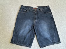 Pantaloncini jeans uomo 40 pantaloncini larghi larghi larghi larghi Aloha Ola surf skater anni 90 hip hop